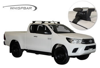 Yakima/Whispbar roof racks Toyota Hilux